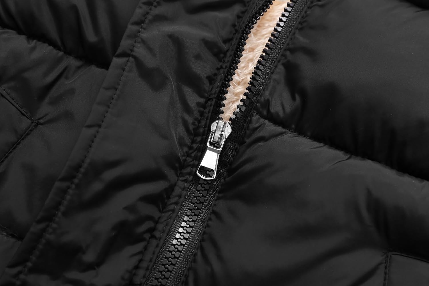 AMIYAN Toddler Boys Winter Coat Girls Down Jacket Hooded Fleece Outwear 3D Ear Padded Puffer Jacket With Pockets - Image 4