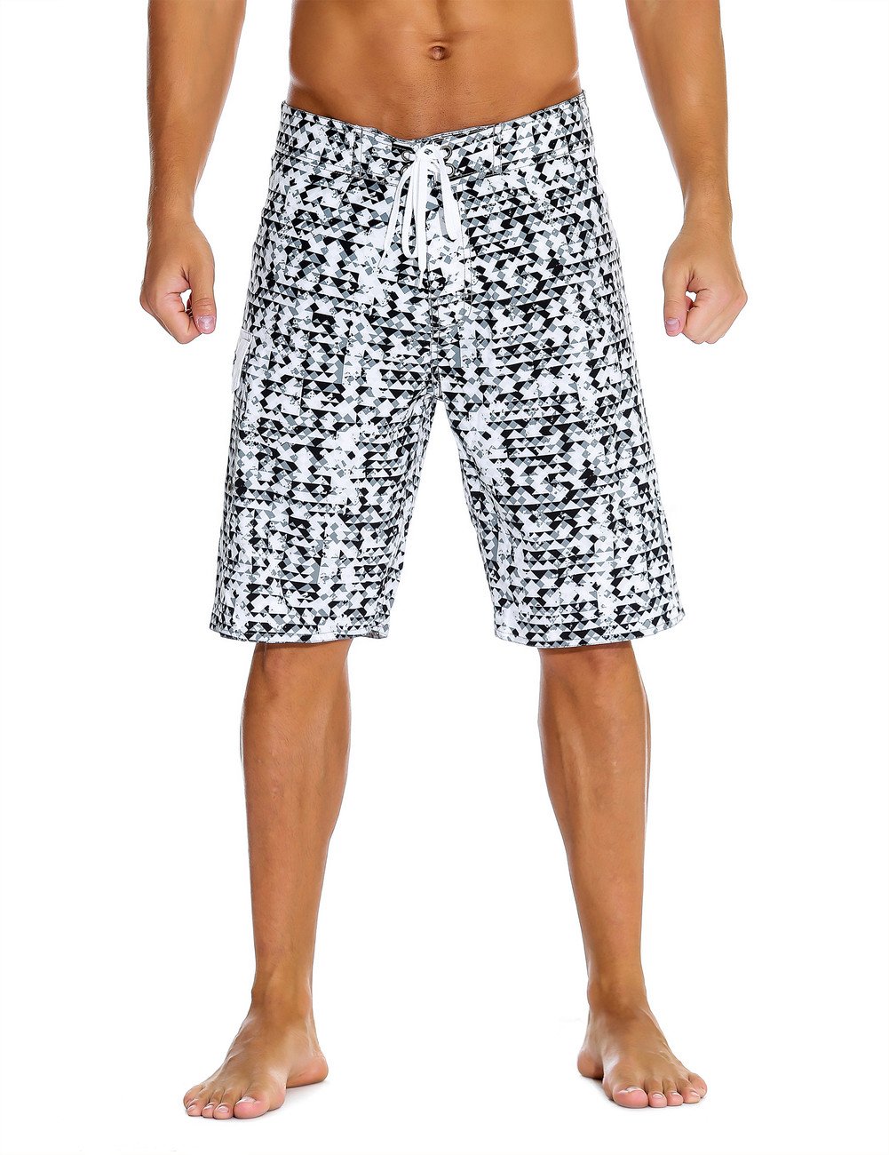 men's sportwear quick dry board shorts with lining