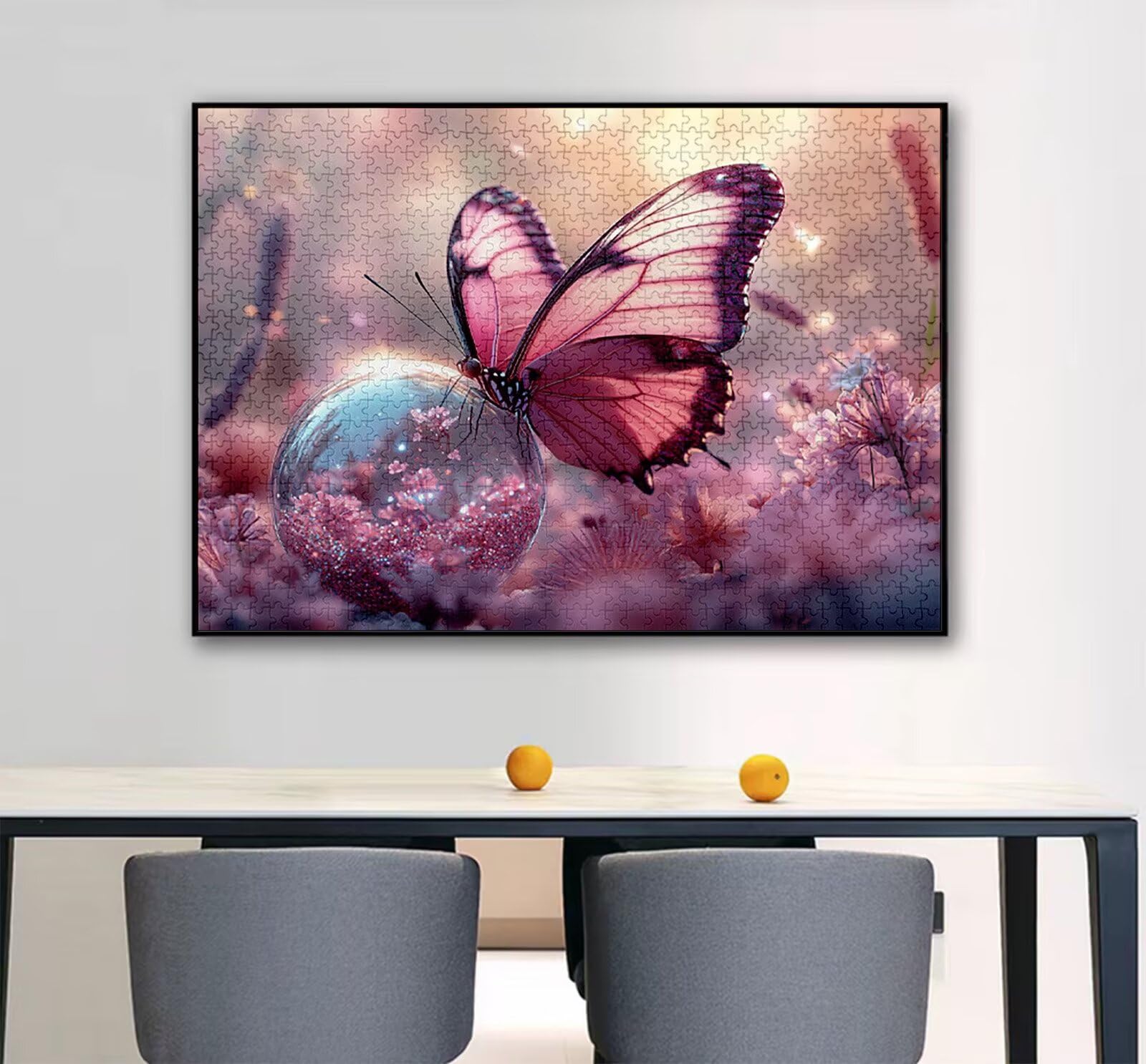 Puzzle dla dorosłych, 5000 szt., puzzle motylkowe, kryształowy wzór, drewniane puzzle, gry edukacyjne, wyzwanie, rękodzieło dla dorosłych, z pudełkiem na prezent, dekoracja ścienna do pokoju domowego