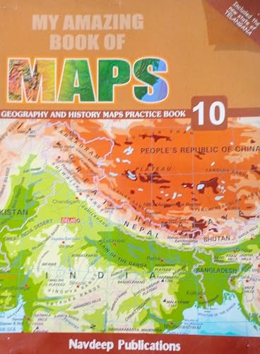 My Amazing Books Of MAPS Class 10 By Pooja Sharma (Second Hand &amp; Used Book) (S)