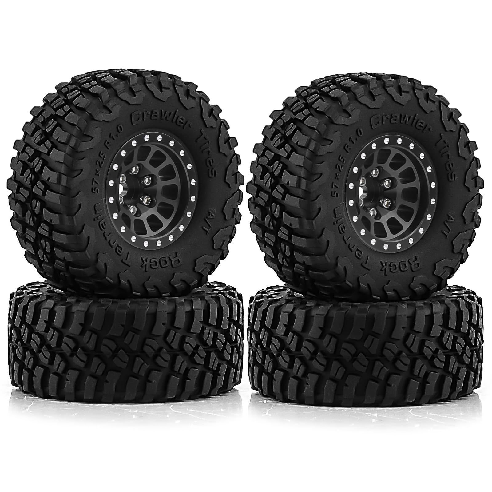 Pepisky 4pcs 100X42mm Remote Control Tes 17mm Wheel Hex Replacement for Arrma 17 Infraction Felony Limitless Remote Control Car Upgrade Parts