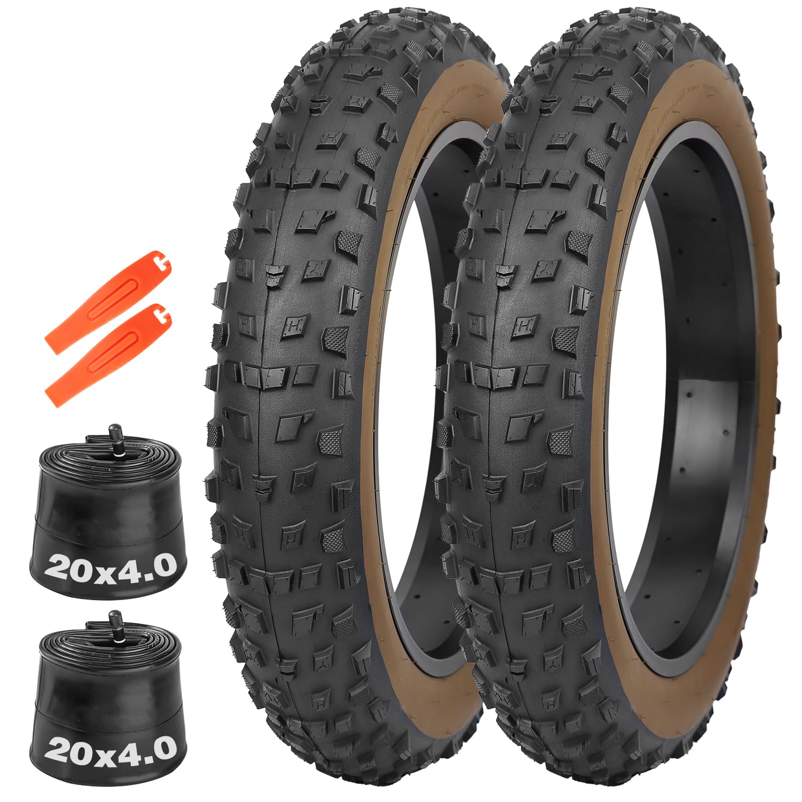 MEGHNA 20 x 4,0 pneumatici Fatbike 98 – 406 – Guaina per bicicletta, pneumatici profilati di alta qualità per bici elettrica/grasso da 4 pollici Tires