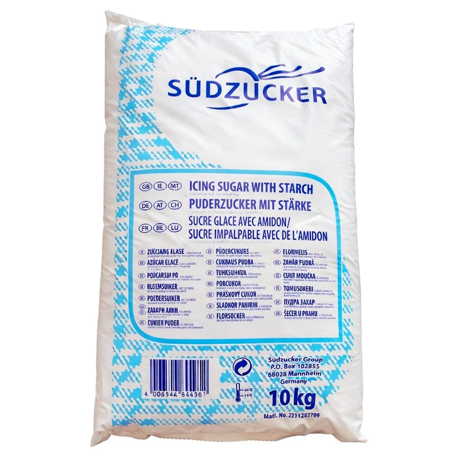 Azucar glas Icing sugar Reposteria profesional (10, Kilogramos)