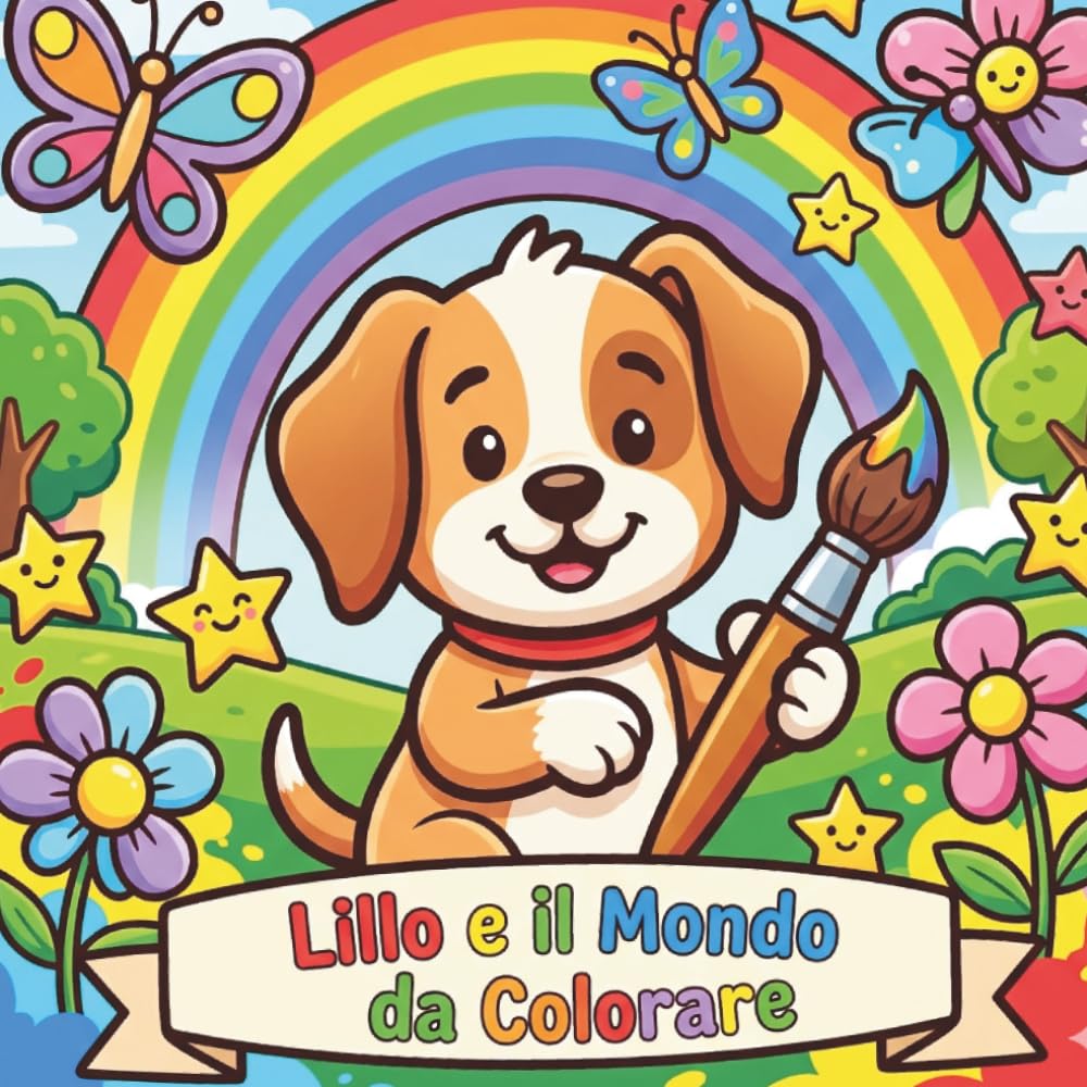 LILLO E IL MONDO DA COLORARE: Libro da colorare per bambini dai 3 ai 6 anni con dolci filastrocche