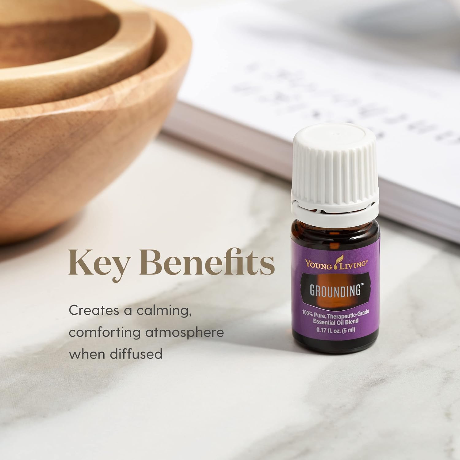 Young Living Grounding Essential Oil Blend - For Stability, Clarity, and Spirituality - 5 ml