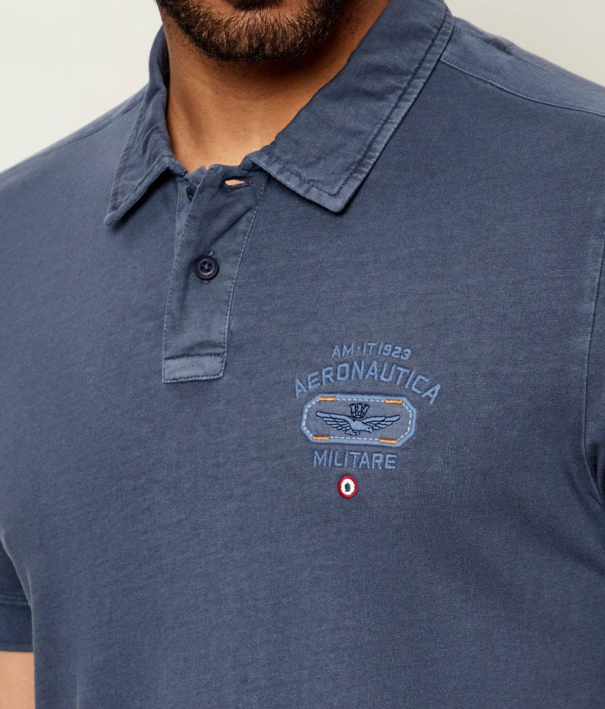 Aeronautica Militare Polo PO1913 para hombre de jersey, camisa, camiseta, manga corta