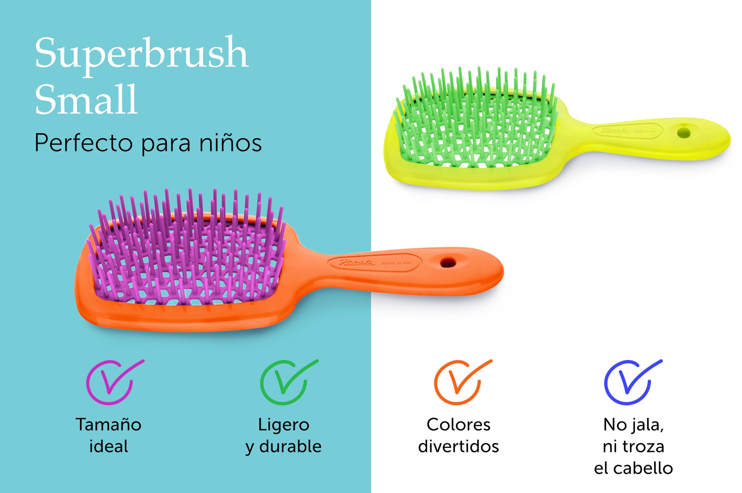 Jäneke SUPERBRUSH SMALL Körper Türkis Seeigel Gelb