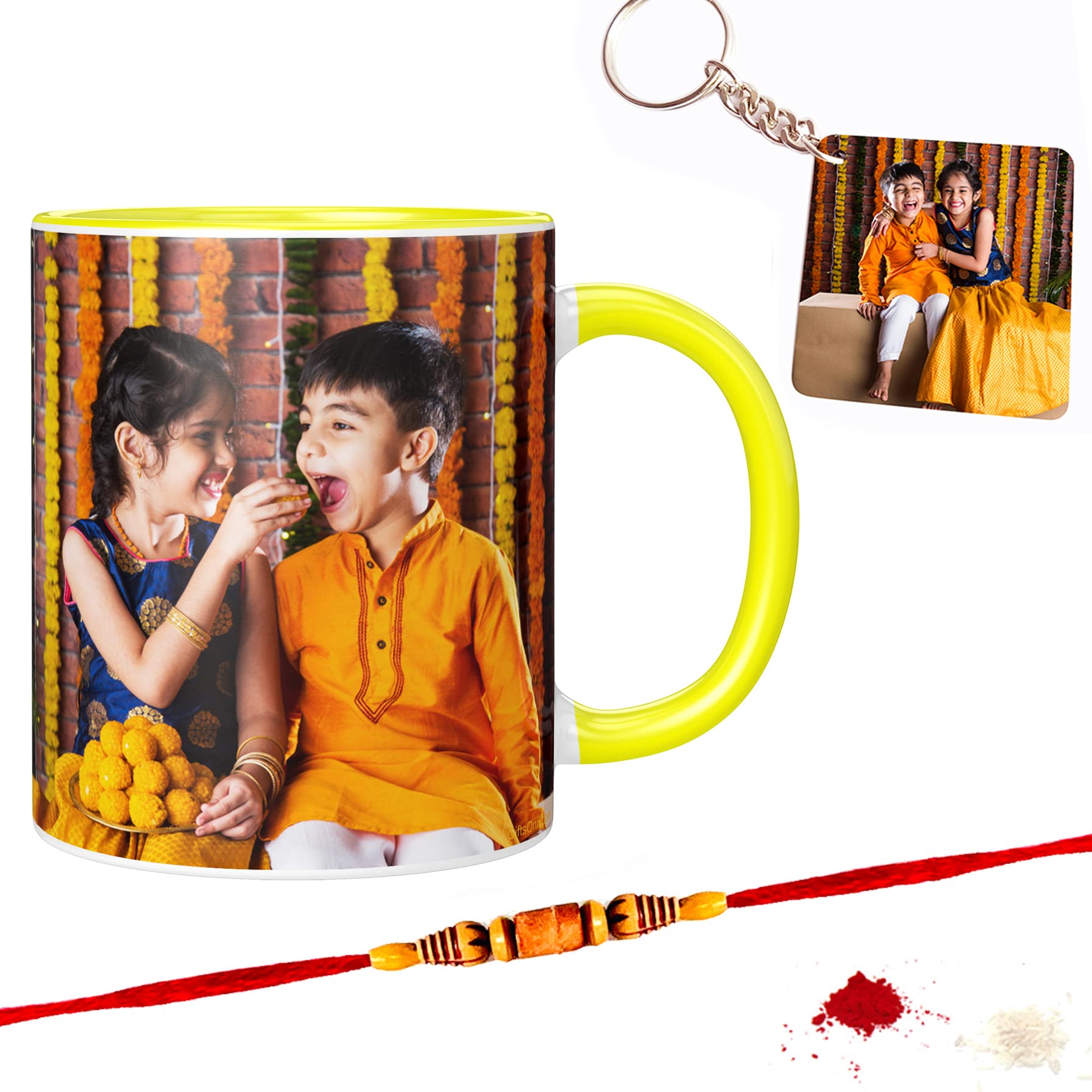 GiftsOnn Personalized Gift Custom Photo Quote Name Wish White Mug for Valentine's Day Gift, Birthday Gift, Anniversary Gift, Birthday Gifts, Gift for Girlfriend, Gift for Boyfriend - White, 325 Ml,