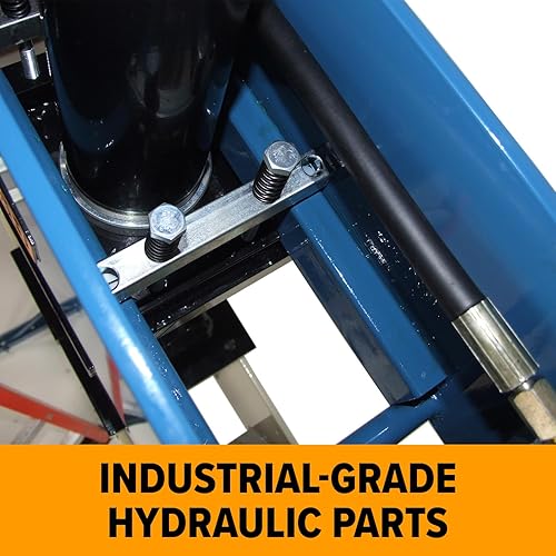 Miniatura 5 de Baileigh HSP-30A - Prensa de taller accionada por aire / manualmente con marco-H, 30 toneladas, de 22 a 1/2 pulgadas de ancho de trabajo