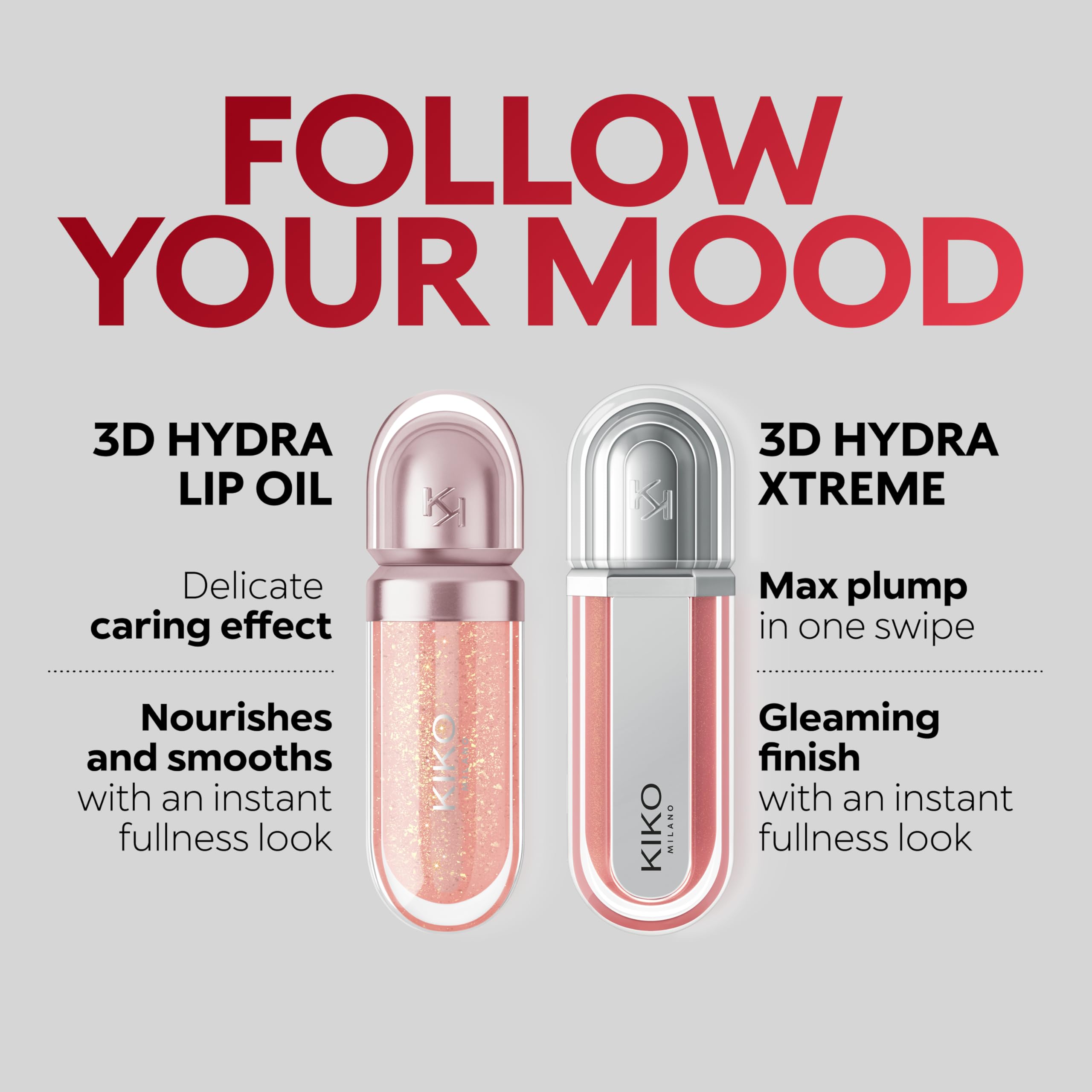 KIKO Milano 3D Hydra Xtreme Lipgloss 06 Brillo de Labios Hidratante Volumen 3D Extremo Efecto Espejo