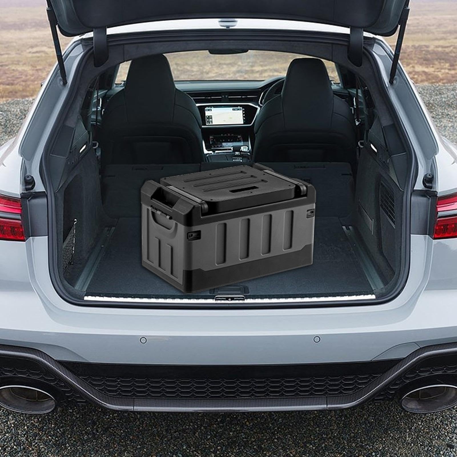 Angelgerät-Box,Faltbarer Outdoor-Organizer Für Die Angelaufbewahrung 3-in | 1-Auto-Doppelschicht-Zubehör