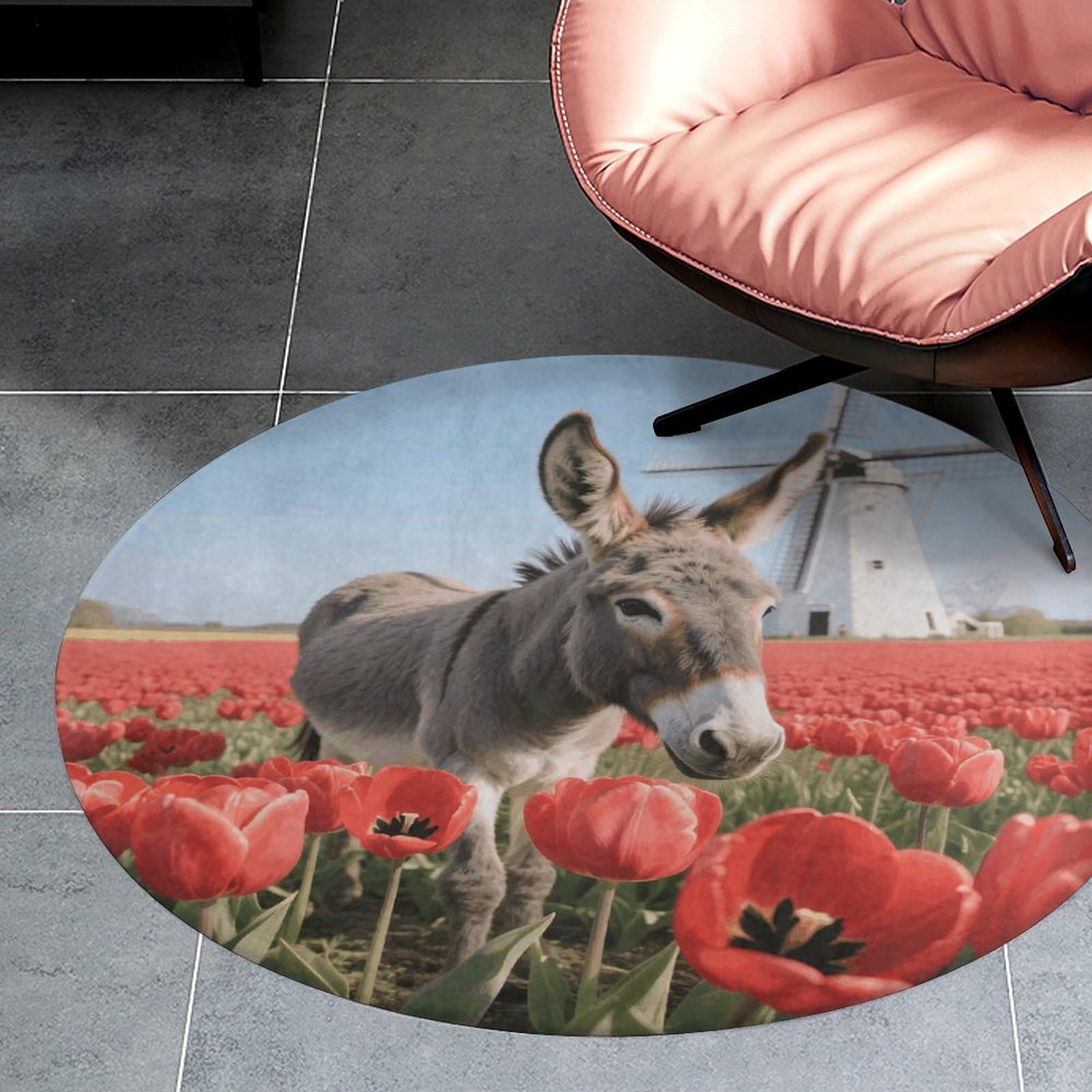 Tapis de salle de bain en peluche absorbante pour éviter les glissades sur sol humide