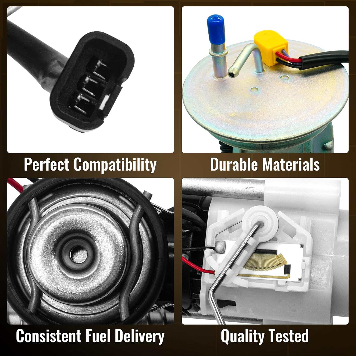 2204306 2520817 Fuel Pump Assembly Module for Polaris Ranger 500 2009-2013, Ranger 700 4X4 EFI/XP/CREW 2008 2009, Ranger 800 4X4 6X6 EFI/Crew 2010 Replace OE 2521121 2520864