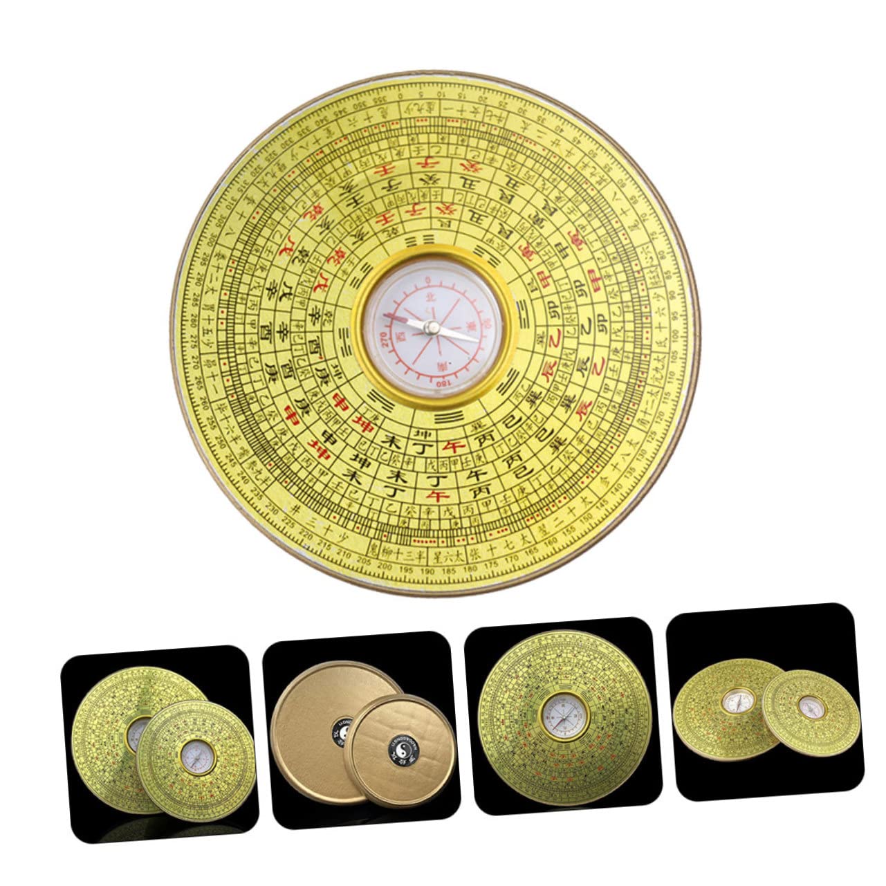 BESPORTBLE Alloy Fengshui Compass Decorative Retro Chinese Compass for Outdoor Activities Lightweight Portable for Camping Hiking Home Decor