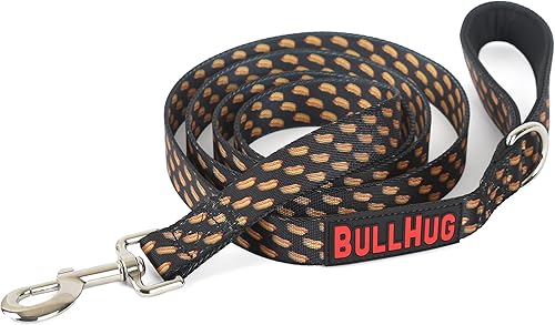 Vista 83 de BULLHUG Correa de bulldog de 6 pies con mango acolchado. Perfecto para bulldogs, bulldogs franceses, pugs y todas las razas. Correas para caminar