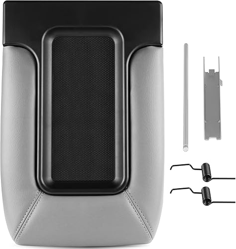 SCITOO Juego de tapa de repuesto para consola para GMC Sierra Chevrolet Silverado 2001 a 2007