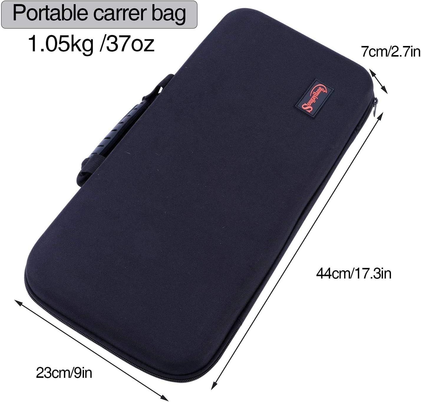 Ensemble Canne à pêche et Moulinet, Canne à pêche télescopique en Fibre de Carbone 12+1BB Moulinet avec Sac de Transport pour Eau salée et Eau Douce