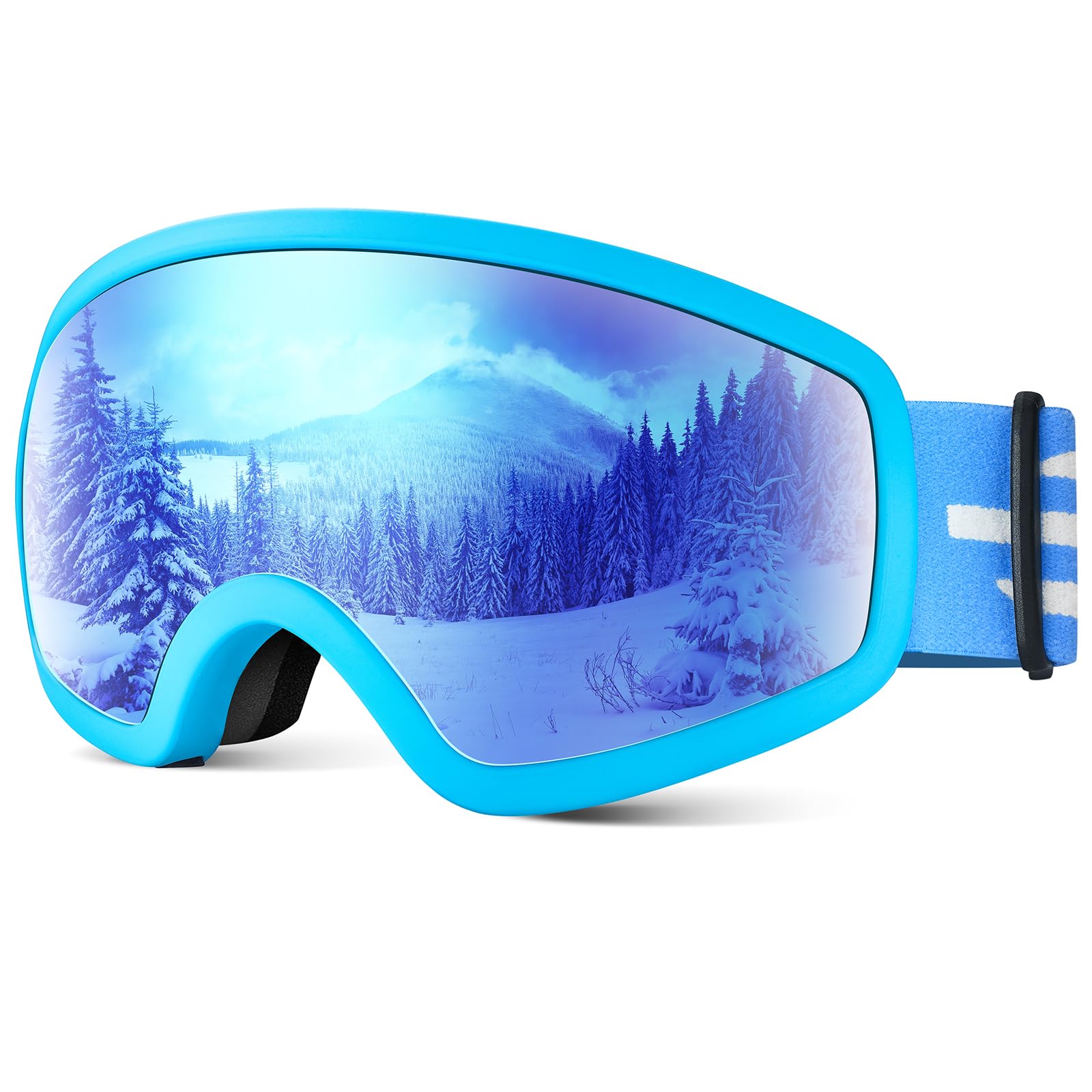 Lunettes de ski pour enfants, adolescents, garçons et filles de 5 à 14 ans