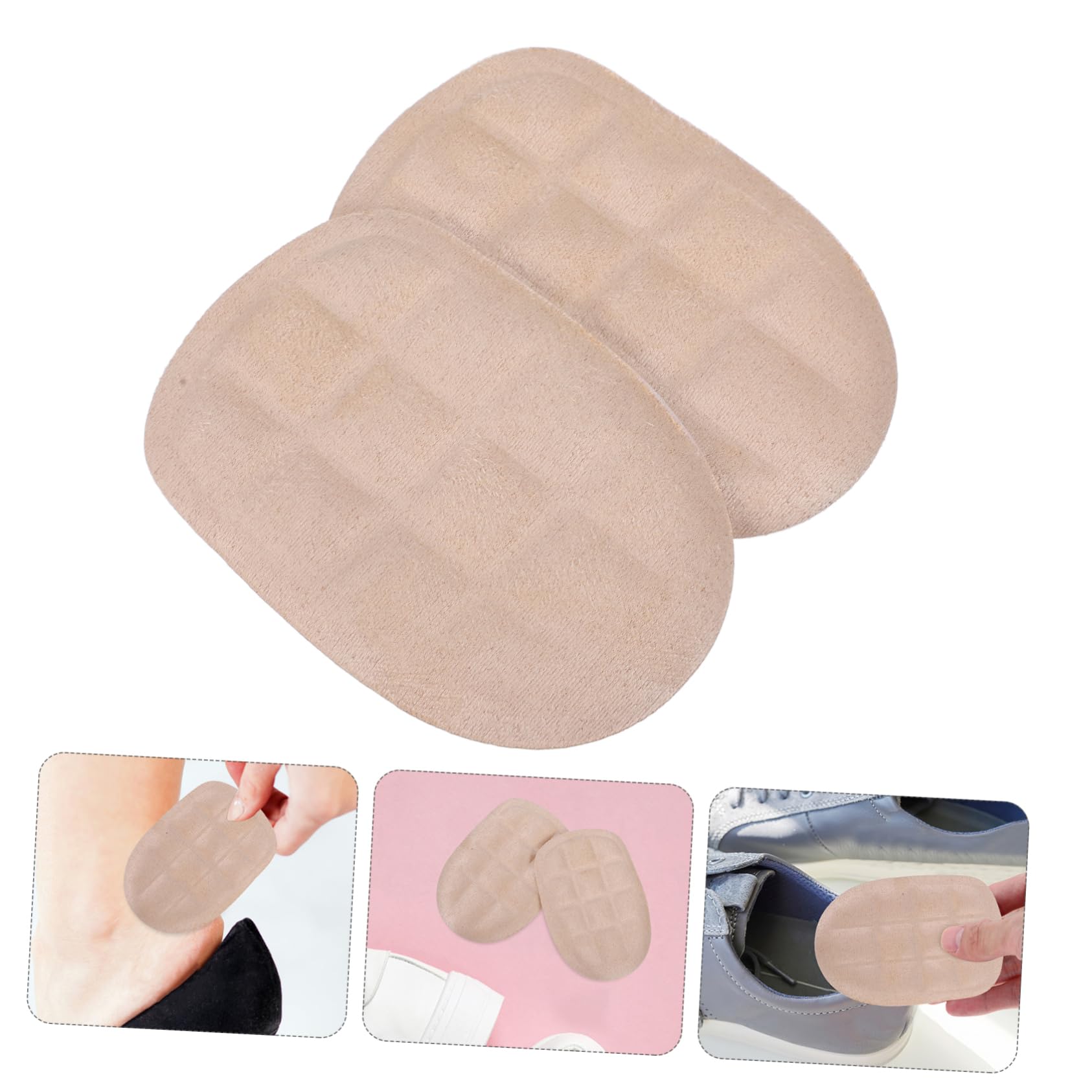 CALLARON 4 Sätze Massage Einlegesohle Für Damenschuhe Fersenpolster Schuheinlagen Knöchelpolster Einlegesohlen Fersenpolster Für Turnschuhe Schuhe Für Damen Atmungsaktiv 4 Paare * 4