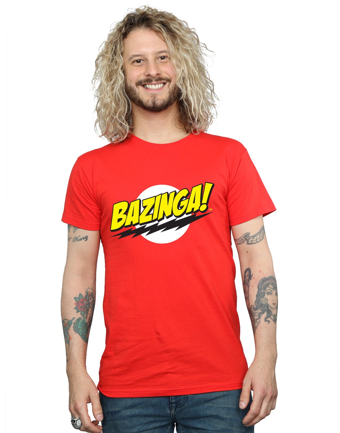 The Big Bang Theory Men's Sheldon Bazinga T-Shirt