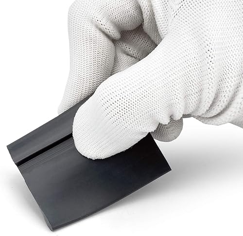 Miniatura 6 de CARTINTS Escobilla de silicona de 2 pulgadas para fregadero de silicona, mini escobilla de goma para ventana de vidrio, eliminación de burbujas de