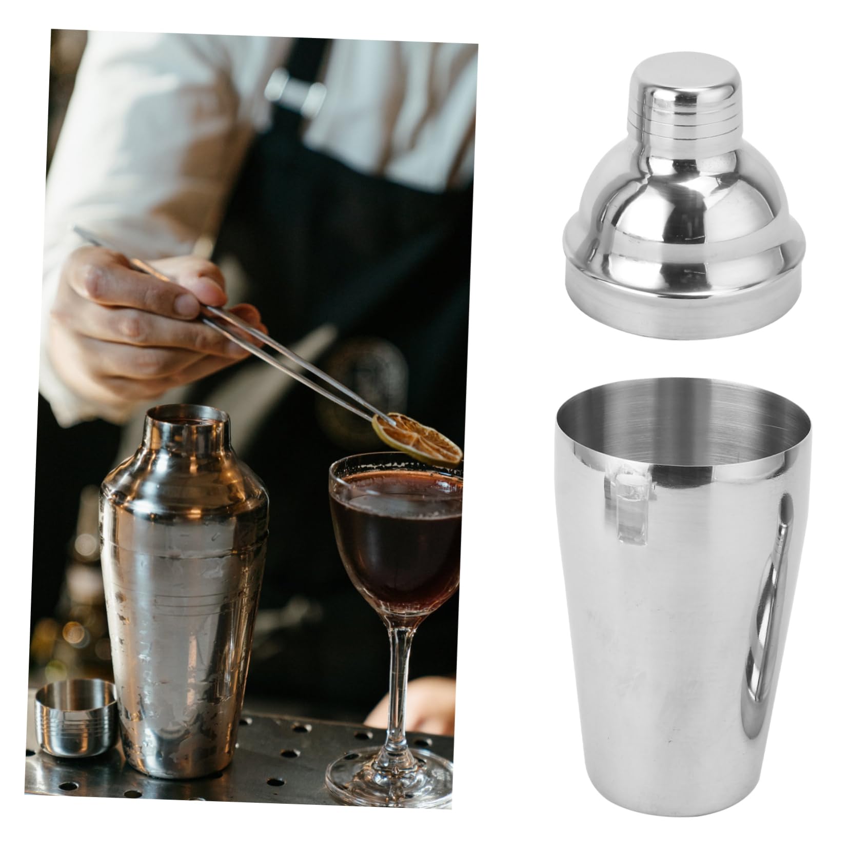 PRETYZOOM 22piezas Coctelera Profesional Vaso Medidor y Suministros para Barman Equipo para Cócteles para Preparar Cocteles Casa