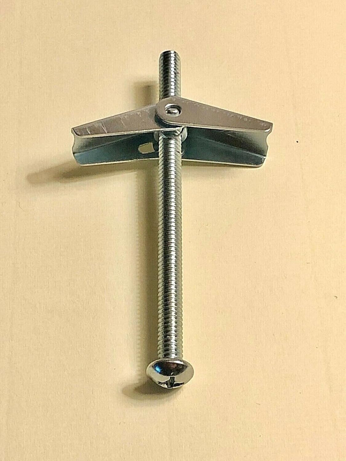 1/4"20 X 4" Round Head Toggle Bolts Phillips Drive (Pack of 50