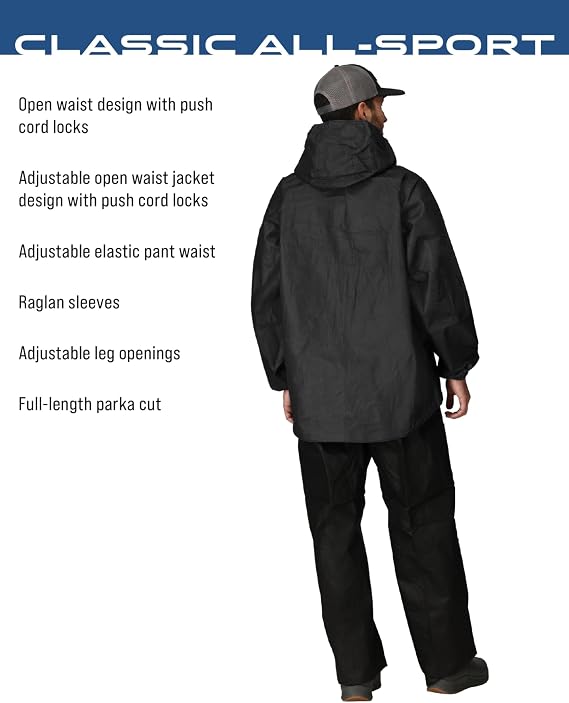 FROGG TOGGS Men's Classic All-Sport 3-Layer Waterproof Breathable Rain Suit