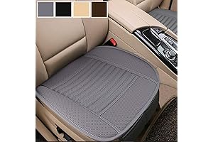 Custom-Fit, Leather-Trimmed Car Seat Cover