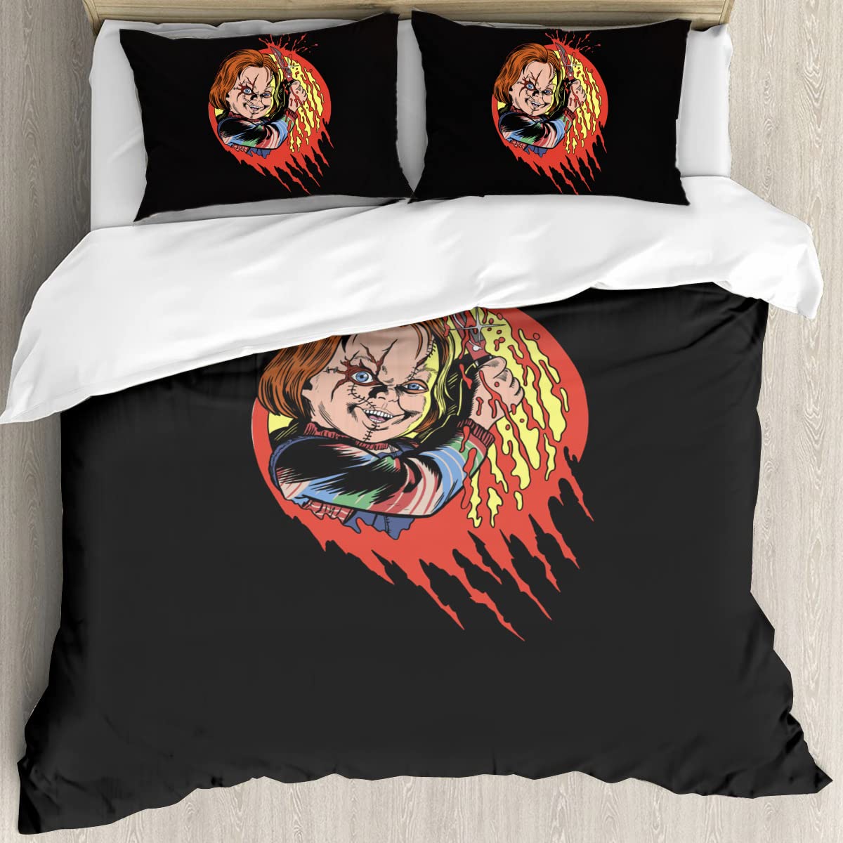 Amazon｜布団カバー シングル 3点セット チャッキー チャイルド