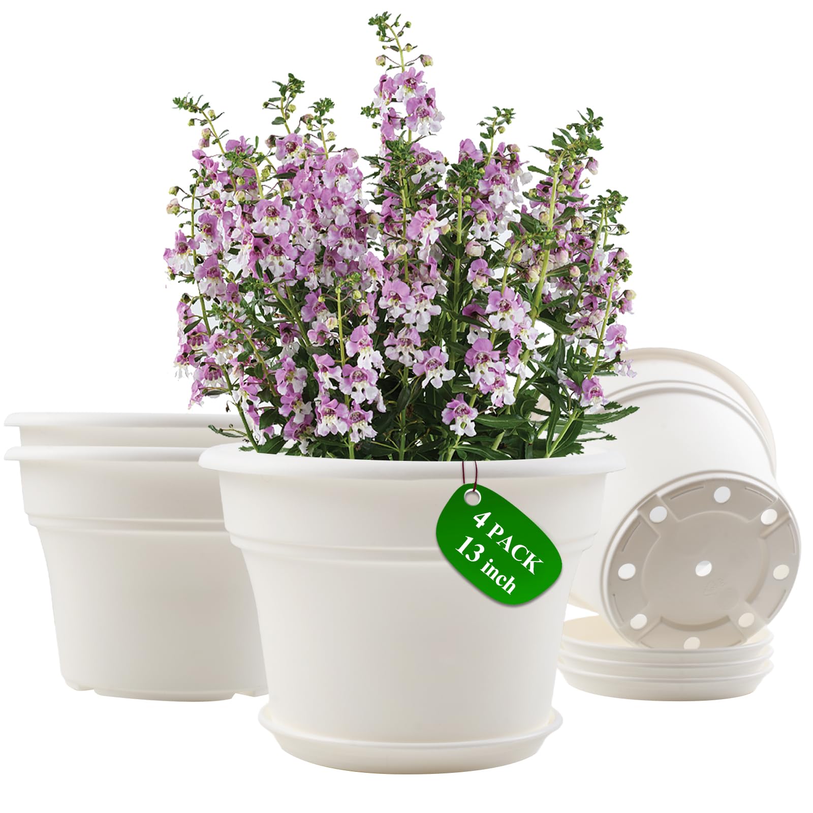 Pottiffe 13 Inch Plant Pots