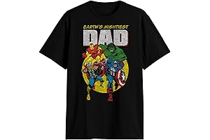 Avengers Mightiest Dad Hulk Captain America T-Shirt: A Super Dad's Day Gift