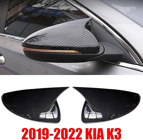 Miniatura 2 de Mirror Cover for KIA K3 Cerato Forte 2013-2022 ABS Auto Car Body Side Door Rearview Mirror Cover Cap Shell Housing Sticker Trim