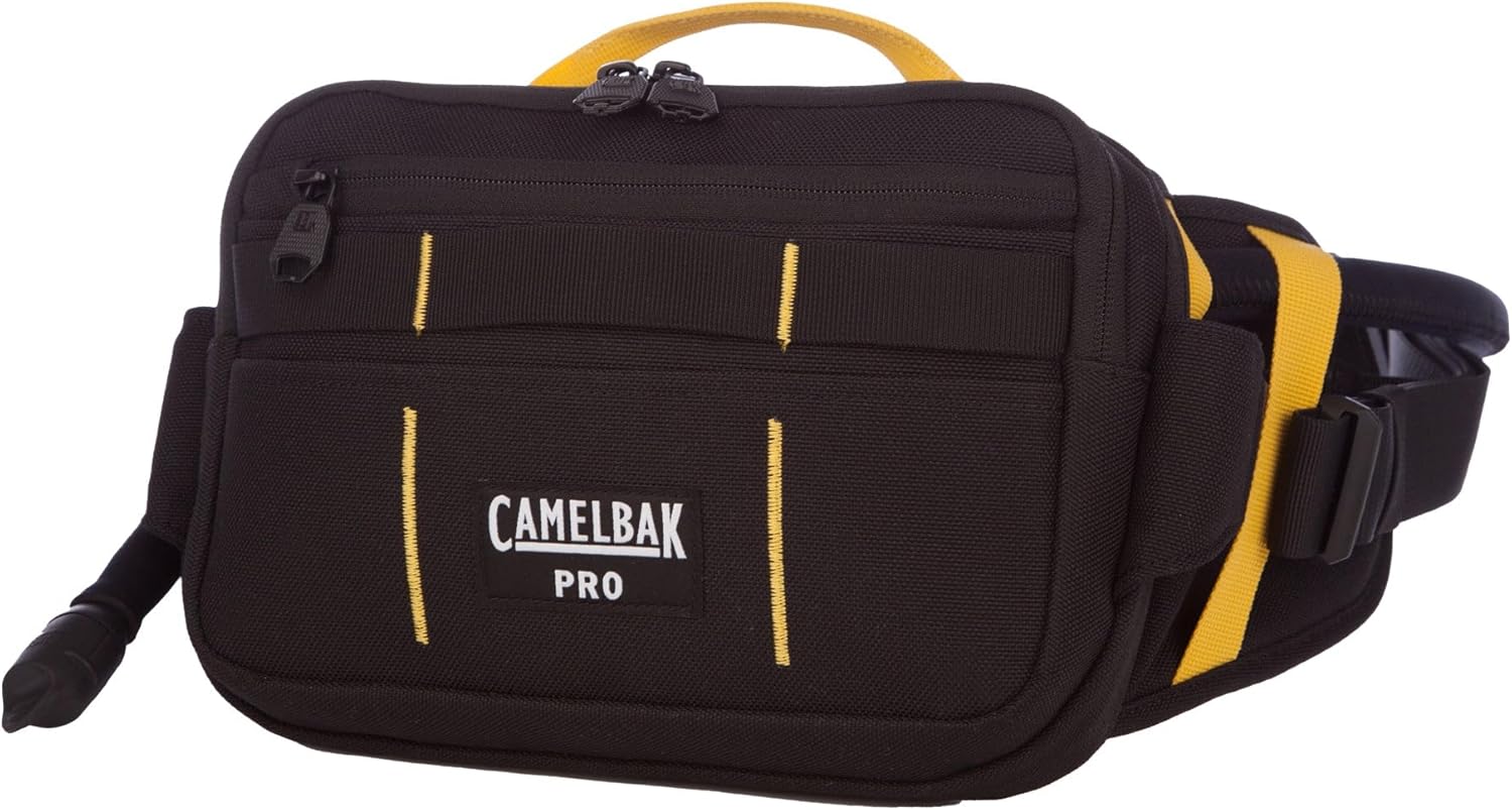 CamelBak Pro Tool Belt | Rugged | Durable | Adjustable | Tool Pockets | Flask | Hammer Loop | Gear Clip | 1200D Polyester