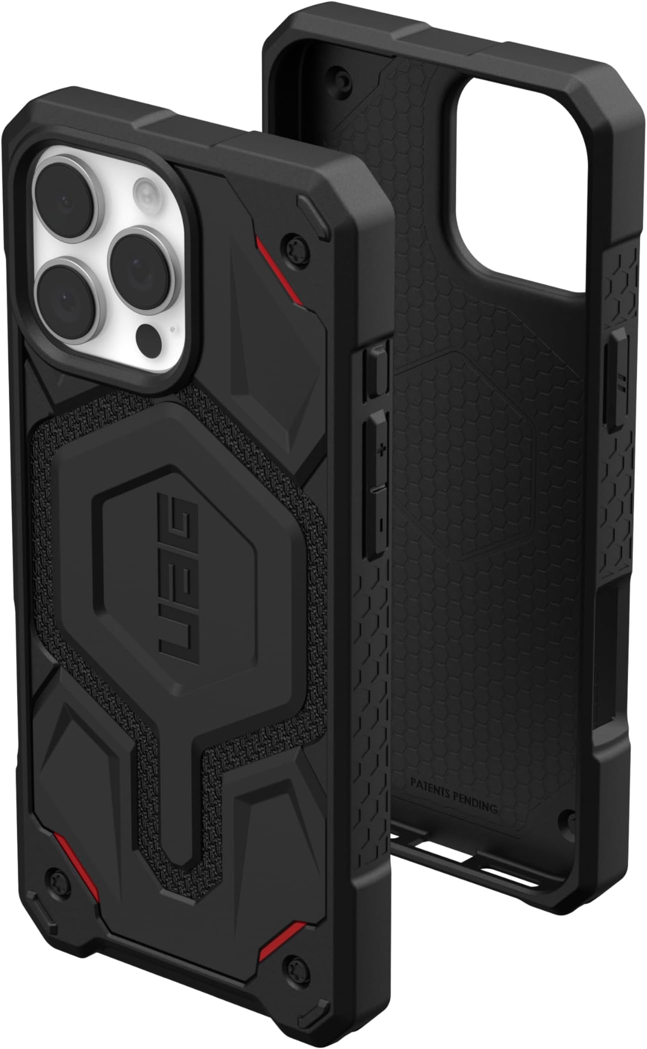 URBAN ARMOR GEAR UAG Designed for iPhone 16 Pro Max Case 6.9" Monarch Pro - Compatible with MagSafe Charging Rugged Heavy Duty Shockproof Anti-Slip Military Grade Protective Cover, Kevlar Black