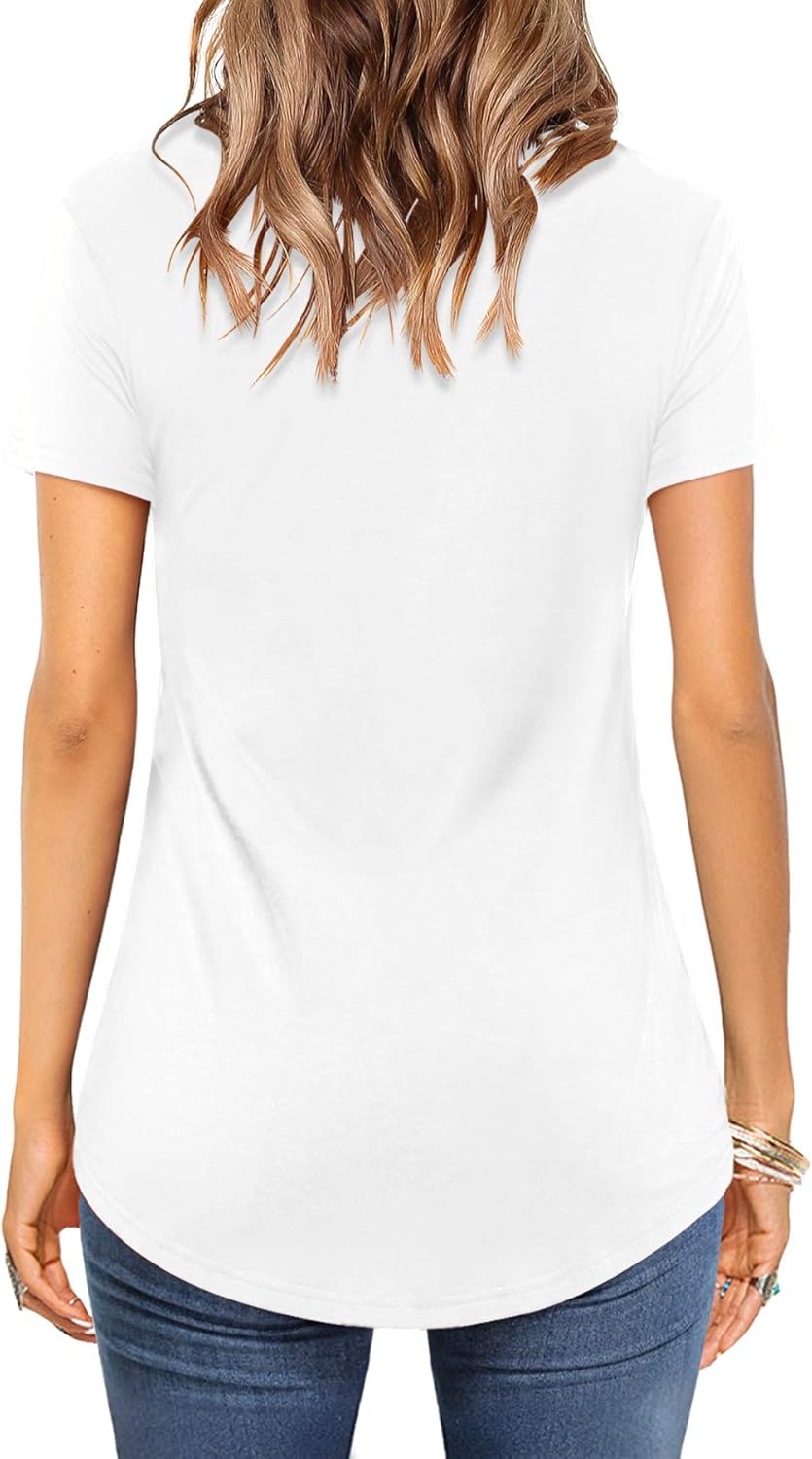 Womens Summer Tops V Neck