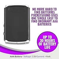 Vista 4 de Amplificador de sonido - Dispositivo potenciador de voz de sonido de bolsillo con micrófono duo/oído más auriculares y micrófono adicionales