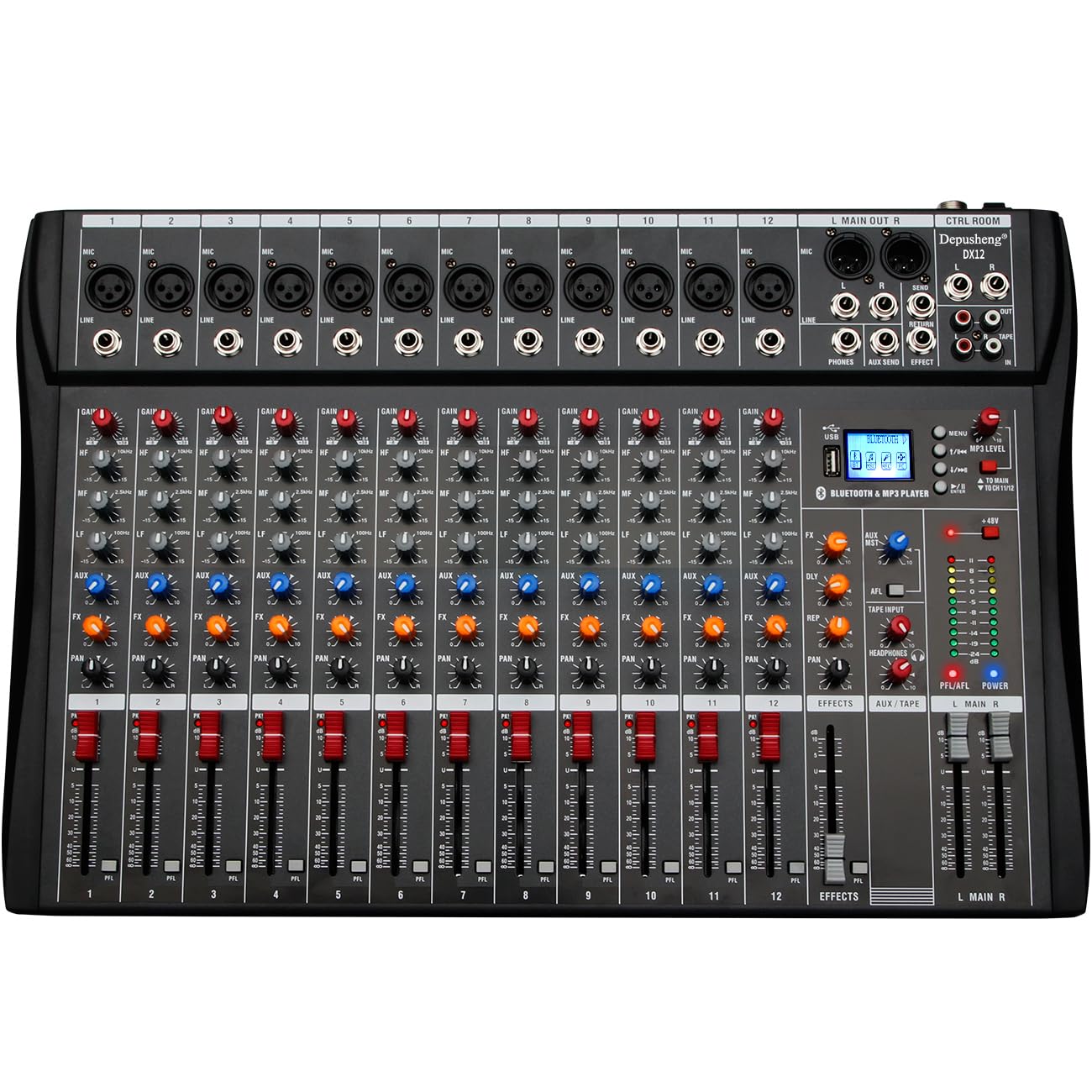 audio controller interface depusheng dx12 12 channel studio