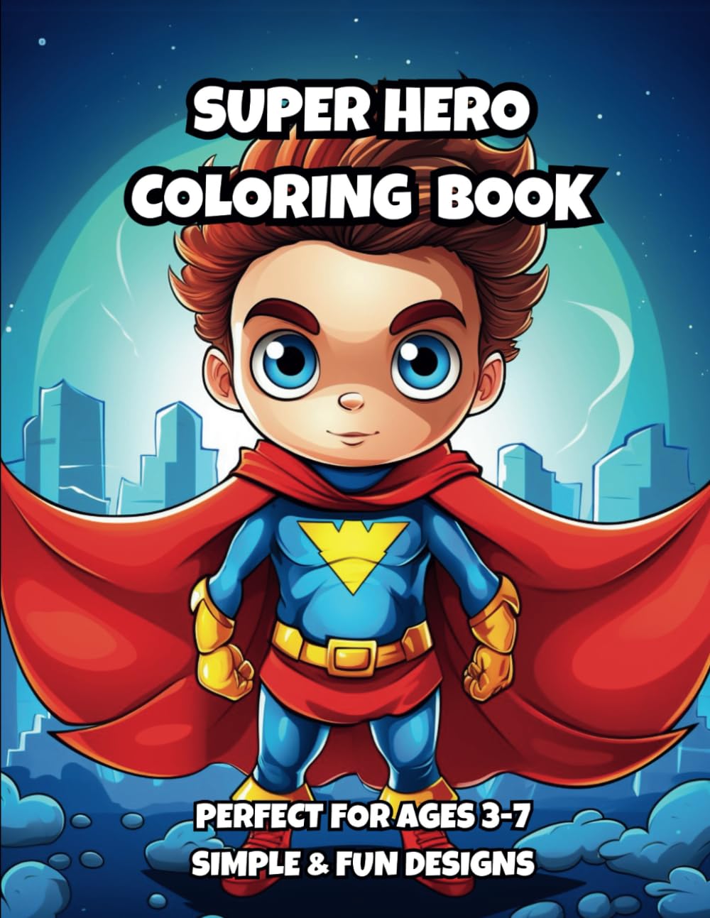 Super Hero Coloring Book