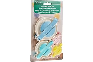 Clover Set Pom Maker, Multiple 4 Count, 8.63 x 5 x 1.38