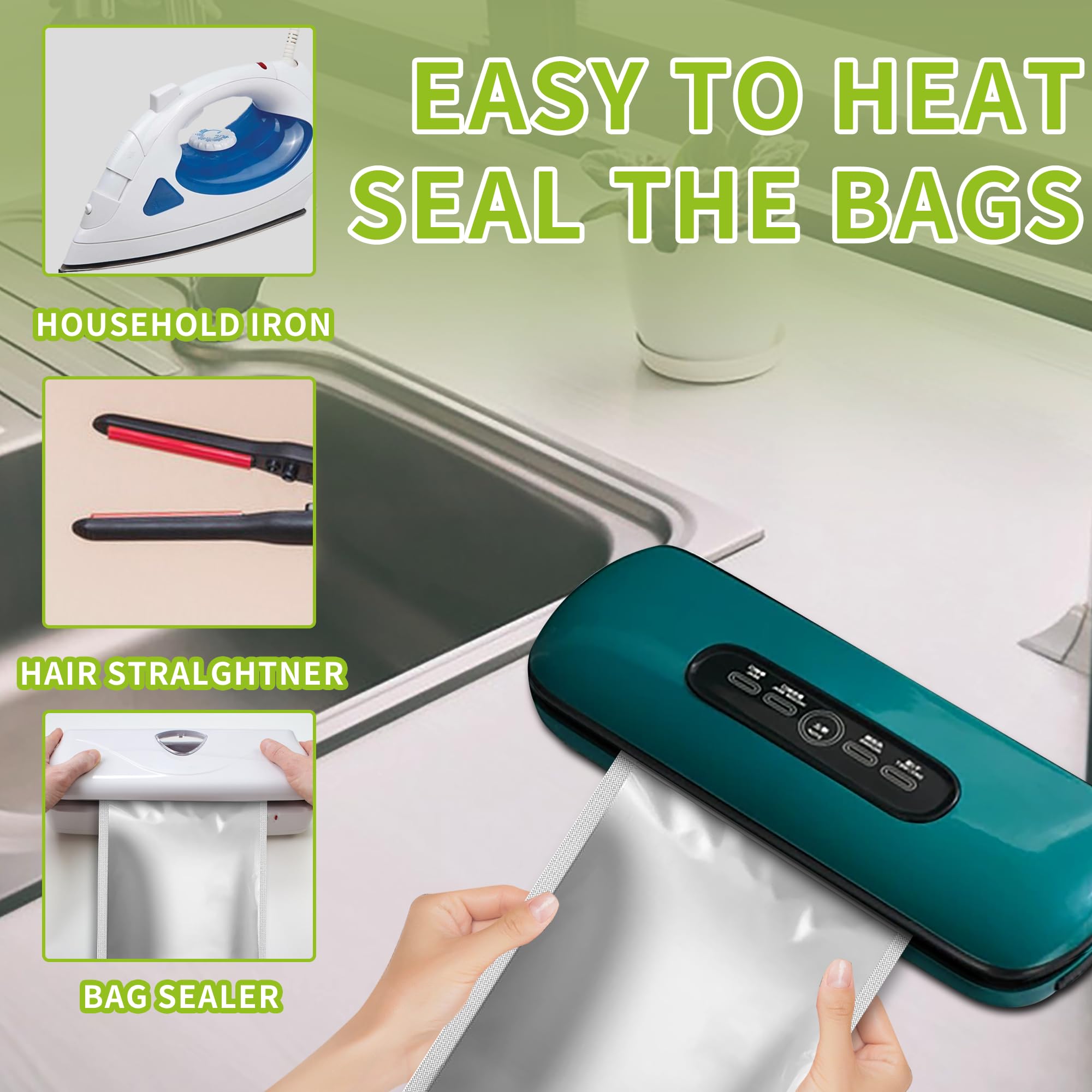 Canlenpk Lot De 50 Sacs Mylar Refermables, Sacs De Sol En Aluminium