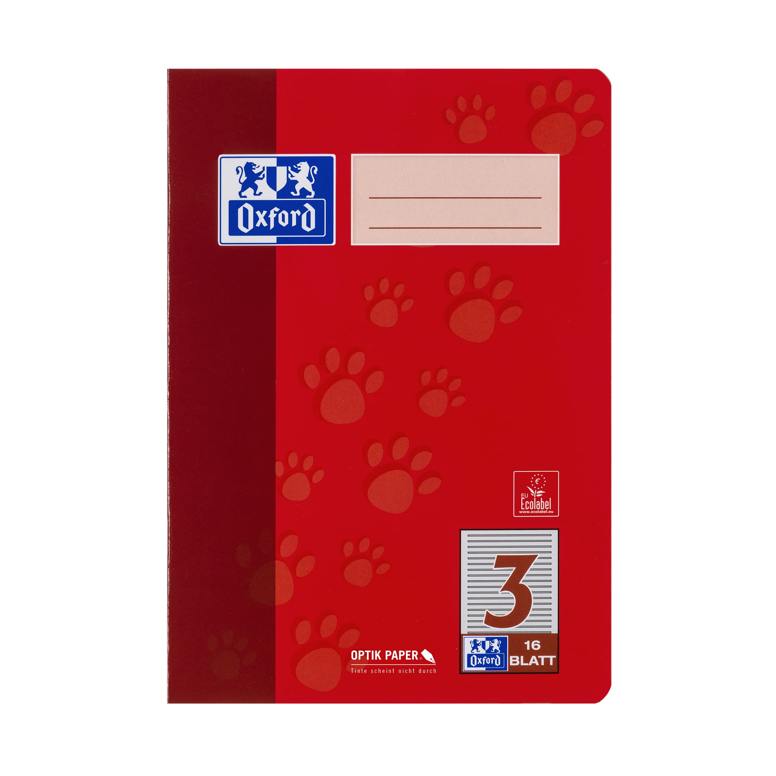 Oxford Blocco Per Appunti A4 Rigato - 50 Fogli 90g/m², Margine Sinistro, Confezione Da 5, Arancione