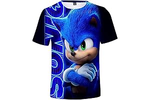 Sonic 3D Casual Fashion Short Sleeve T-Shirt