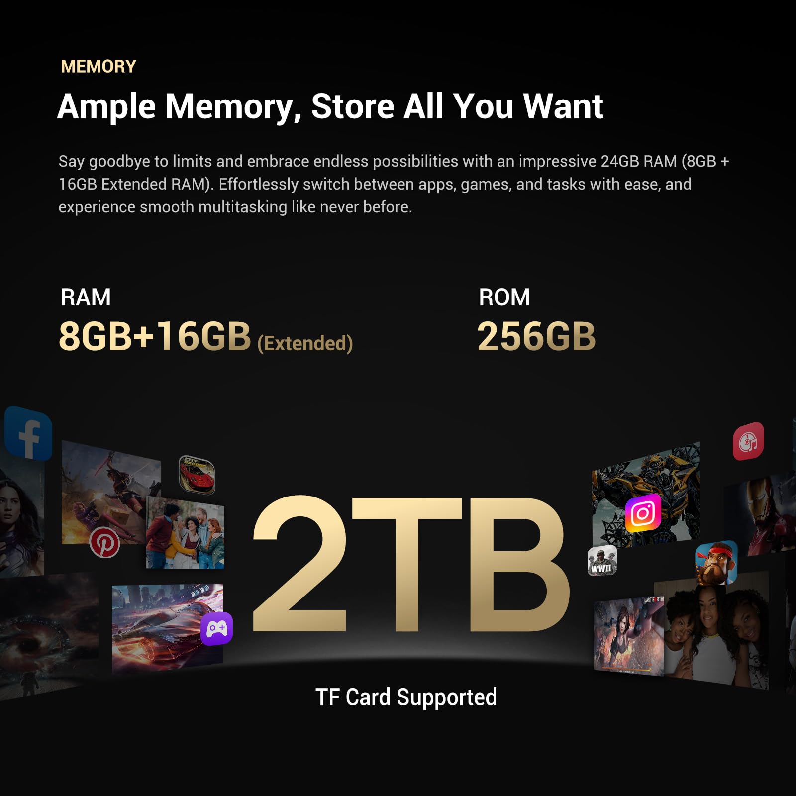 FOSSiBOT F109 5G Rugged Smartphone (2024), 10600mAh / 18W, 24GB + 256GB, Octa Core, 50MP Fotocamera + 16MP, Android 14, 6.75" Cellulari, W/ 1.32" Back Touch Screen, IP68/IP69K/NFC