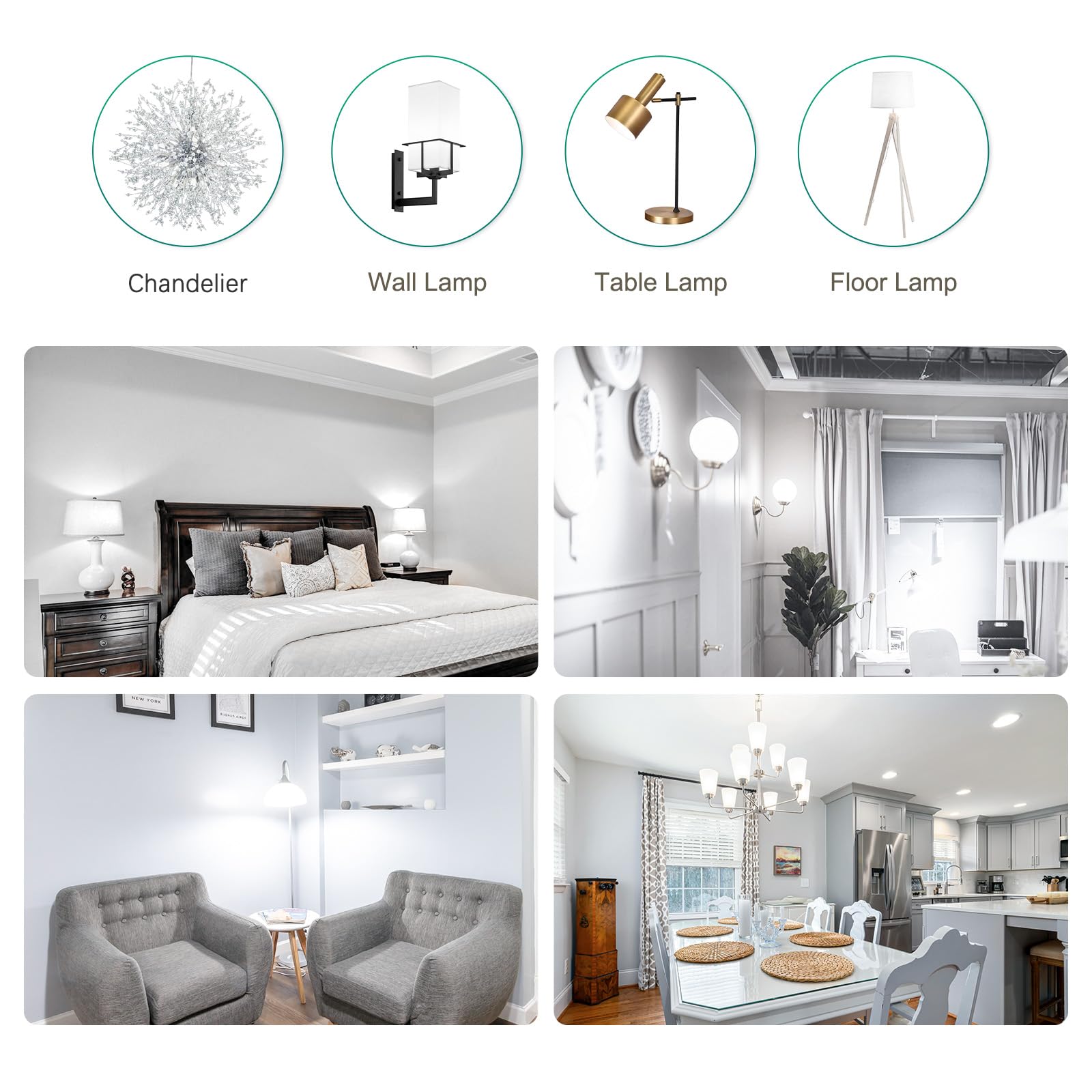 DiCUNO Bombilla LED E27 Maíz 10W, Equivalente halógena 130W, 1400lm, Luz frío 6000K, No regulable, 230V, Casquillo E27 estándar, Ahorro de energía, Pack de 2