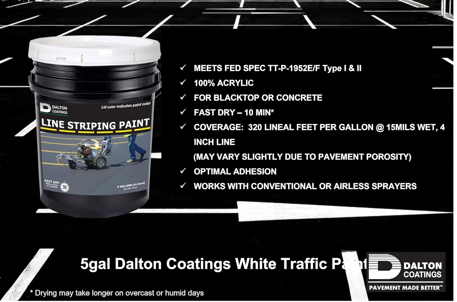 5 gal. Traffic Marking Paint WHITE