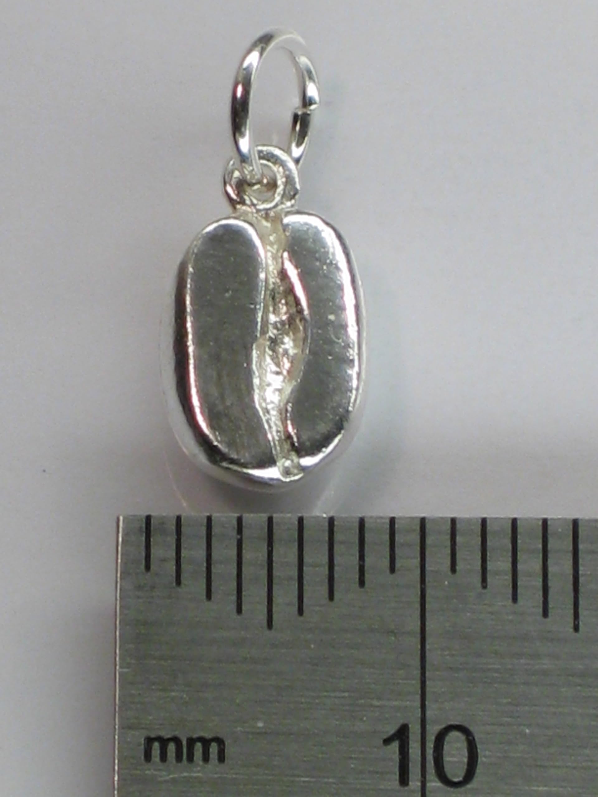Kaffeebohne Sterling Silber Charm .925 x 1 Drinking Drinks Charms