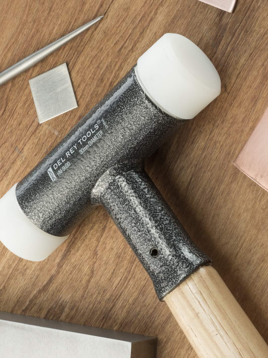 Del Rey® 30 mm Dead Blow Hammer and Micro-Divot Center Punch Kit (DRT-ZCPHM30)