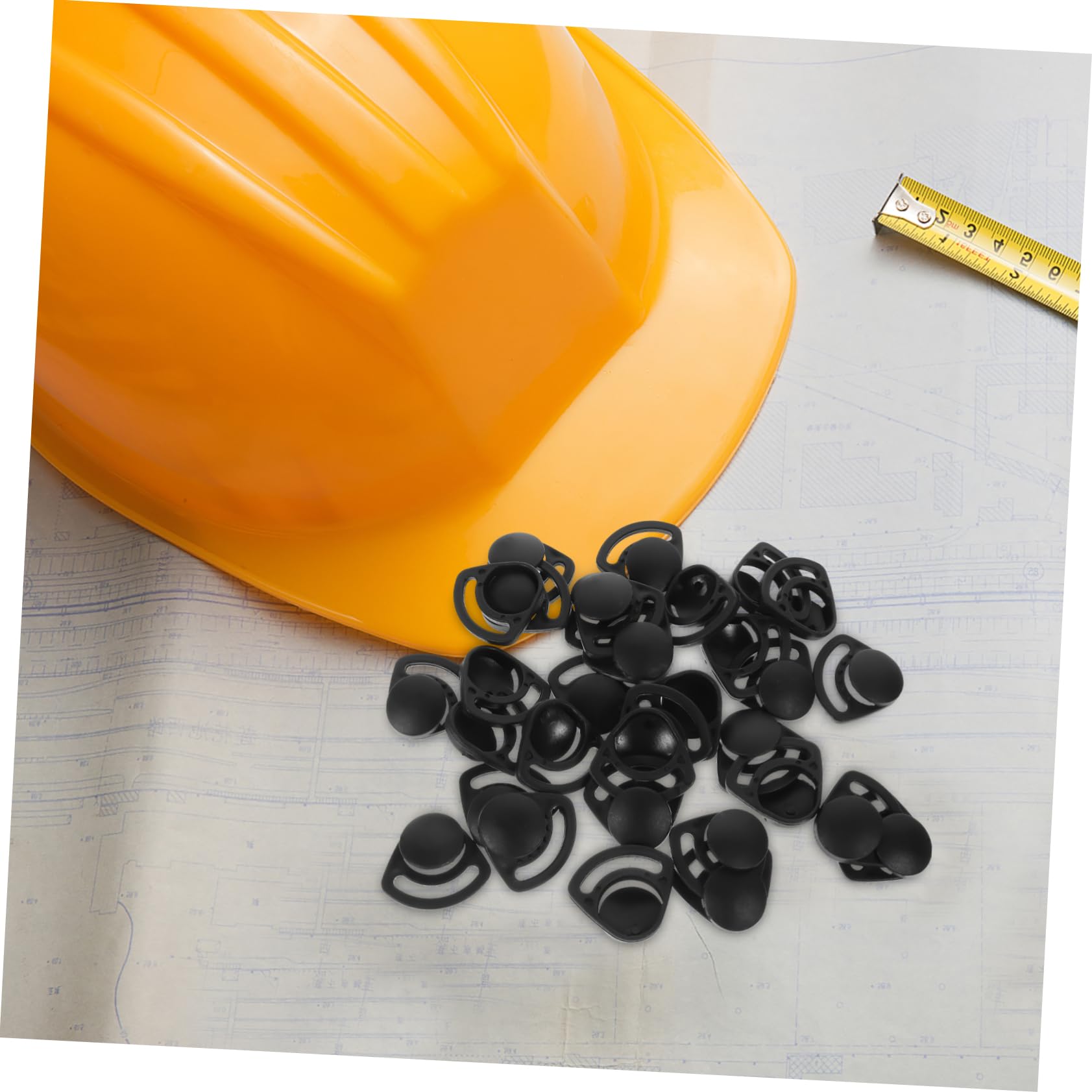 200piezas Hebillas De Repuesto Para Correa De Casco Ajustables Hebillas Para Casco De Seguridad Reparación y Reemplazo De Correa De Seguridad