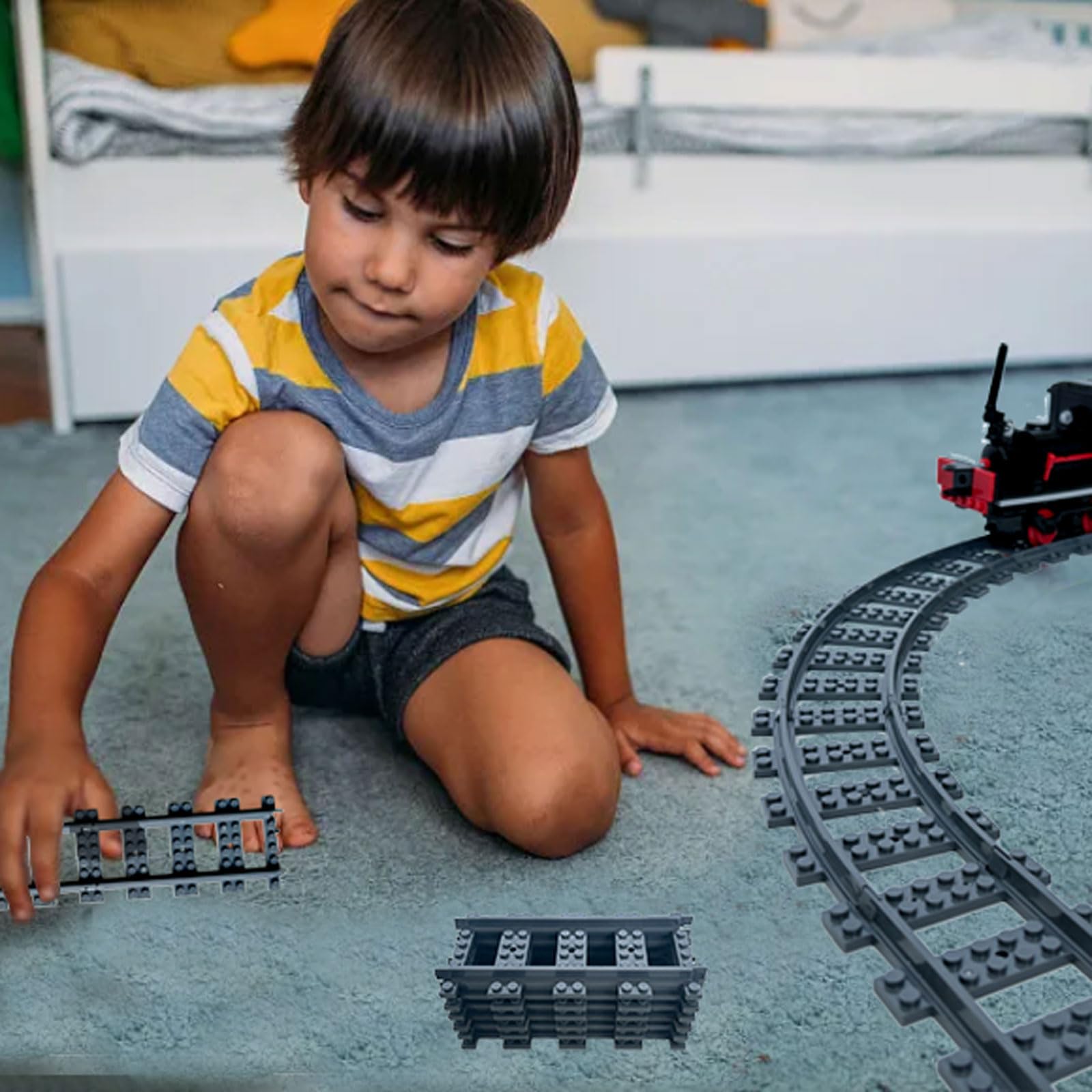 LEGO CITY 60336 Le train de marchandises & aiguillages 60238 & Rails 60205 EUR 186,00 - FR